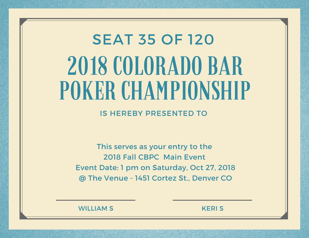 2018 Colorado Poker Championship (58) Rocky Mountain Poker Venues