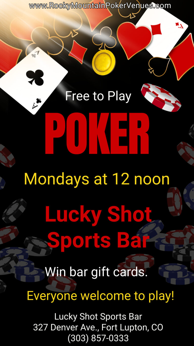 Lucky Shot Mon 12 noon poster 768x1365